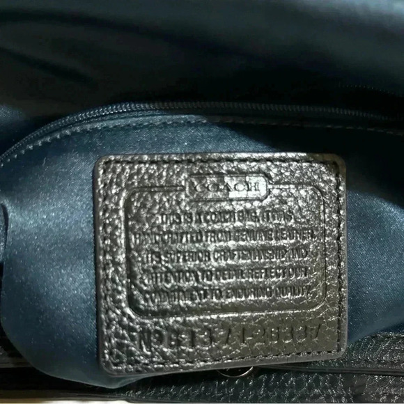 Coach 1941 black leather shoulder handbag - Picture 5 of 9